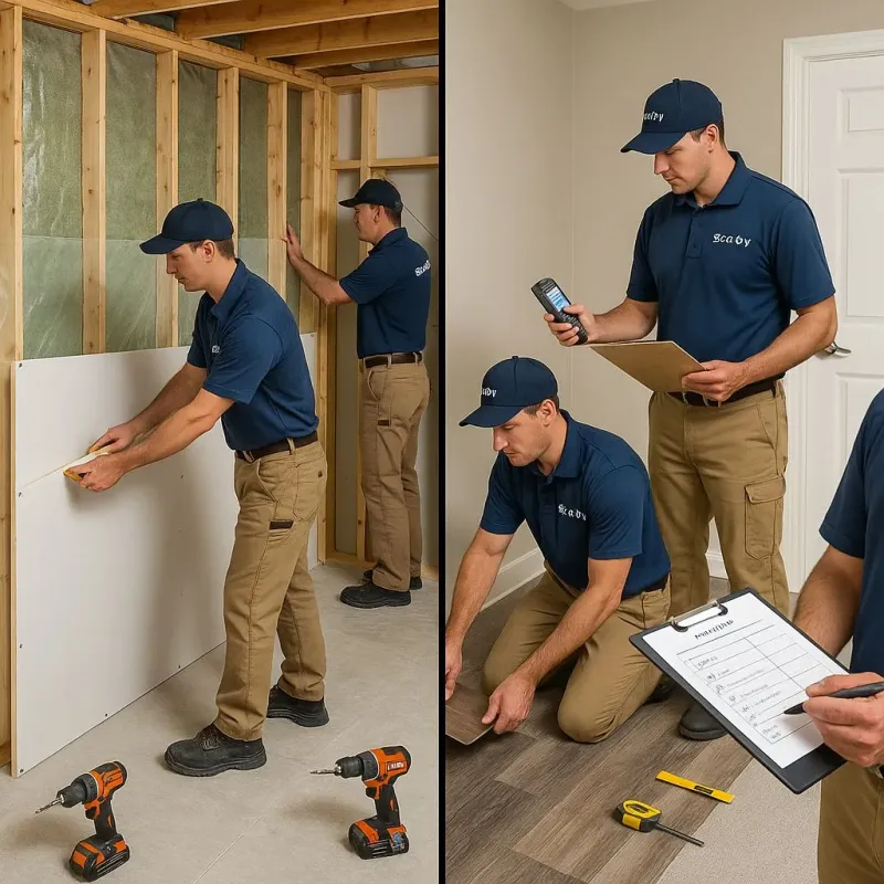 Repairs and Reconstruction process in South Congaree, SC